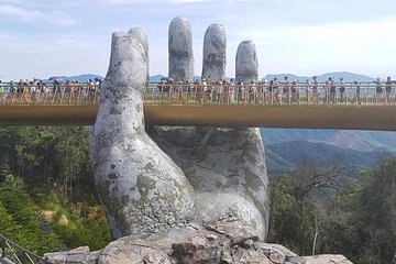 Golden Bridge Ba Na Hills Tour via Cable Car & Hai Van Pass , Blue Lagoon