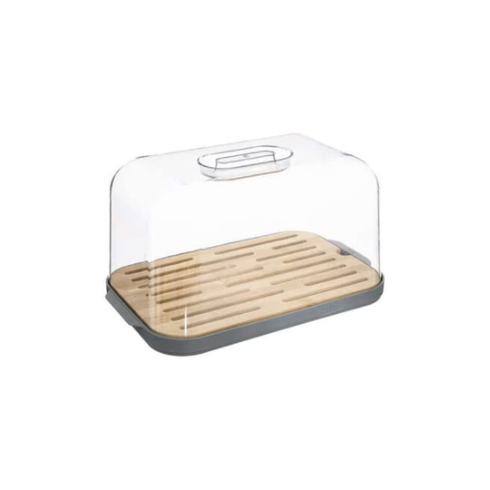 Five Bread Bin, Grey, Normal