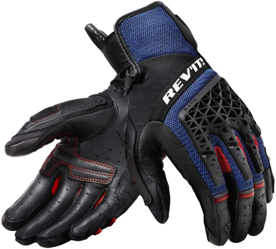 Rev'it! Sand 4 Black/Blue 2XL Motorcycle Gloves
