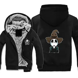Inspired by The Nightmare Before Christmas Jack Skellington Anime Cartoon Manga Anime Graphic Outerwear For Men's Women's Unisex Adults' Hot Stamping 100% Polyester Casual Daily Lightinthebox