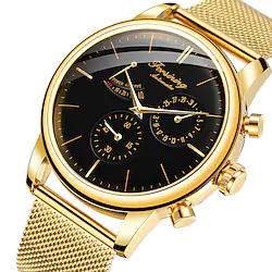 Mechanical Watch for Men's Men Analog Automatic self-winding Sporty Classic Calendar / date / day Large Dial Day Date Stainless Steel Stainless Steel / Two Years / Two Years Lightinthebox