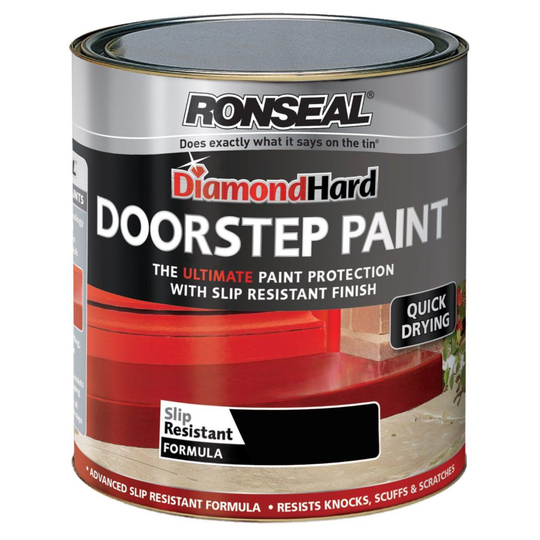 Ronseal Diamond Hard Doorstep Paint 750ml - Black