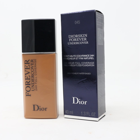(045 Beige Noisette) Dior Diorskin Forever Undercover 24 Hr Foundation 1.3oz/40ml New With Box