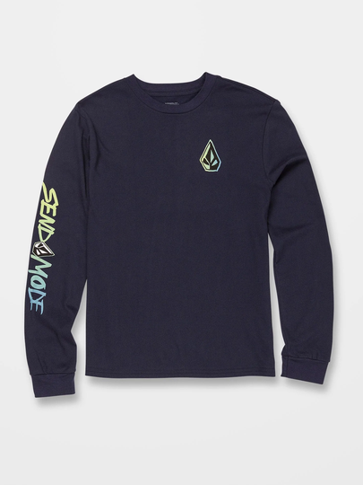 Men's Volcom Send Mode Tech T-shirt - NAVY - (KIDS)