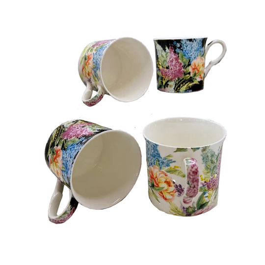 Ambrosia set of 4 English fine bone china cups