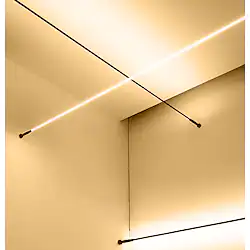 DIY Ceiling Line Lamp 24V COB Steel Bar Lamp with Freely Adjustable Length and Lighting Direction Omnidirectional Lighting Bar Lamp (Including Power Supply AC110-220V) Creative Lightinthebox