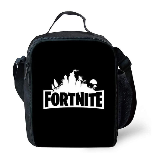 Lunch Box Fortnite School Bag Snack Backpack Waterproof Picnic Tote Handbag