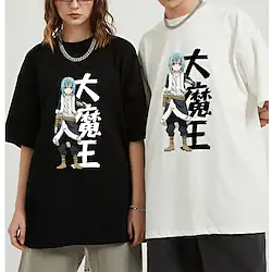 Inspired by Regarding Reincarnated to Slime Rimuru Tempest T-shirt Cartoon Manga Anime Harajuku Graphic Kawaii T-shirt For Men's Women's Unisex Adults' Hot Stamping 100% Polyester Lightinthebox