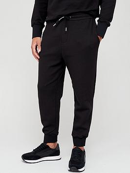 Armani Exchange Milano Box Logo Joggers - Black