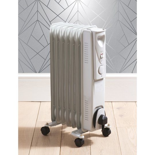 Fine Elements 7 Fin Oil Filled Radiator 1500W