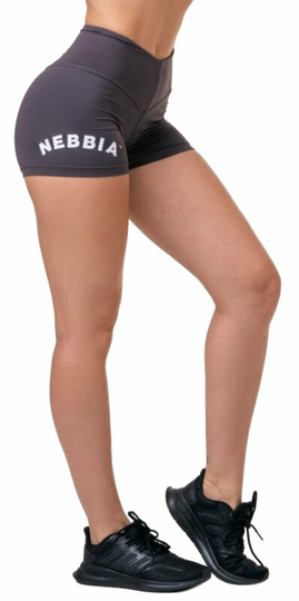 Nebbia Classic Hero High-Waist Shorts Marron XS