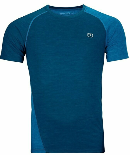 Ortovox 120 Cool Tec Fast Upward T-Shirt M Petrol Blue Blend 2XL