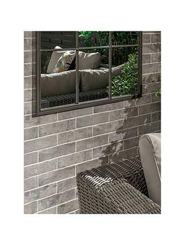 Topps Tiles Hartley Grey 6Cm X 25Cm (Box Of 32 Tiles)