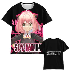 Inspired by Spy x Family Spy Family Yor Forger T-shirt Cartoon Manga Anime Harajuku Graphic Kawaii T-shirt For Men's Women's Unisex Adults' 3D Print 100% Polyester Lightinthebox