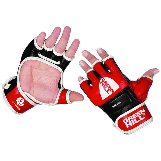 (Red, M) GREEN HILL SAMBO FIAS APPROVED GLOVES