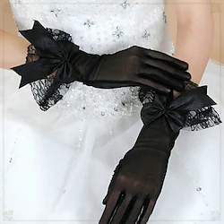 Audrey Hepburn The Great Gatsby 1950s Roaring 20s 1920s Gloves Women's Costume Vintage Cosplay Party / Evening Gloves Masquerade / Lace Lightinthebox