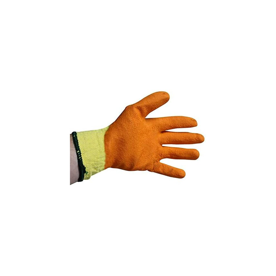 Mens Womens Rubber Grip Gardening Gloves Outdoor Work LARGE