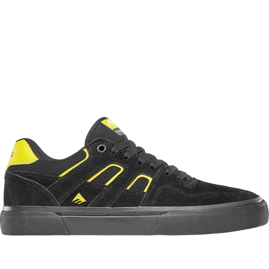 Emerica Tilt G6 Vulc Skate Shoes - Black/Yellow/Black