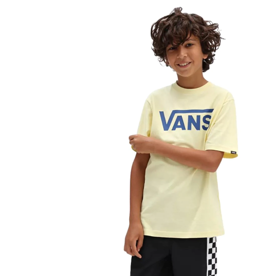 Vans Boys Classic Logo T-Shirt - Pale Banana