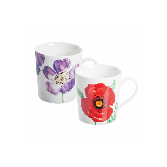 Price & Kensington Fine Poppies Assorted Mug 14.5 oz
