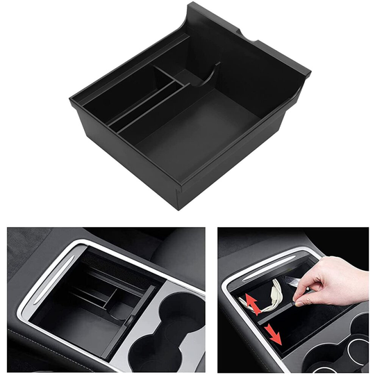 For Tesla Model 3/Y 2021 Central Armrest Storage Box Accessories Center Console