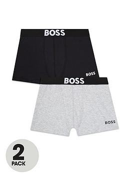 Boss Boys Logo Boxer Shorts (2 Pack) - Black