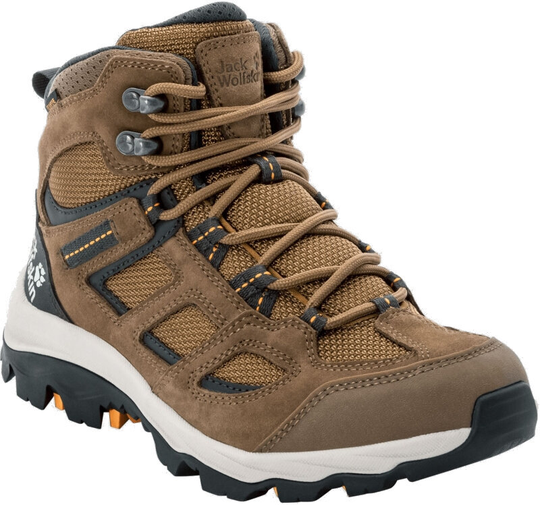 Jack Wolfskin Womens Outdoor Shoes Vojo 3 Texapore W Brown/Appricot 37