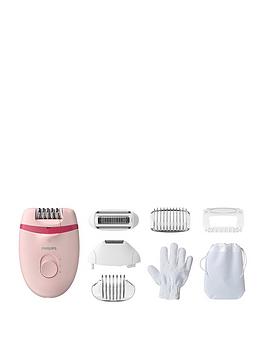 Philips Satinelle Essential Epilator Corded Hair Removal With 5 Accessories Bre285/00