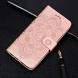 Phone Case For Google Full Body Case Leather Wallet Card Google Pixel 3 Google Pixel 3 XL Google Pixel 3a XL Google Pixel 3a Wallet Card Holder with Stand Flower / Floral Hard PU Leather Lightinthebox