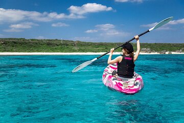 [Okinawa Miyako] SUP / Canoe + sea turtle Snorkeling !! (half-day course)