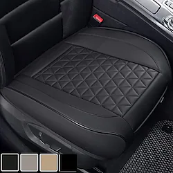 StarFire High End Luxury PU Leather Car Seat Cover Protector for Front Seat Bottom Compatible with 90% Vehicles Sedan SUV Truck Mini Van Car Seat Cushion Black Gray Beige 1 Pack Lightinthebox