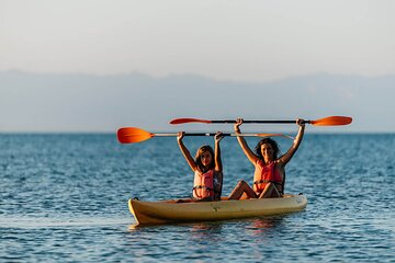 Kayak or catamarán adventure salou& red hills tour hermitage