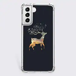 Christmas Phone Case For Samsung A32 A22 A12 A02 A21s S10 S9 S8 S7 Plus Edge A72 A52 A42 Unique Design Protective Case Shockproof Dustproof Back Cover TPU Lightinthebox