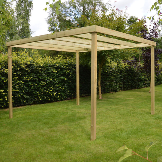 (Light Green, 2.4m x 3.6m) Box Pergola