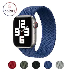 1 pcs Smart Watch Band for Apple iWatch Series 8 7 6 5 4 3 2 1 SE 38/40/41mm 42/44/45/49mm Silicone Smartwatch Strap Soft Elastic Breathable Sport Band Replacement Wristband Lightinthebox