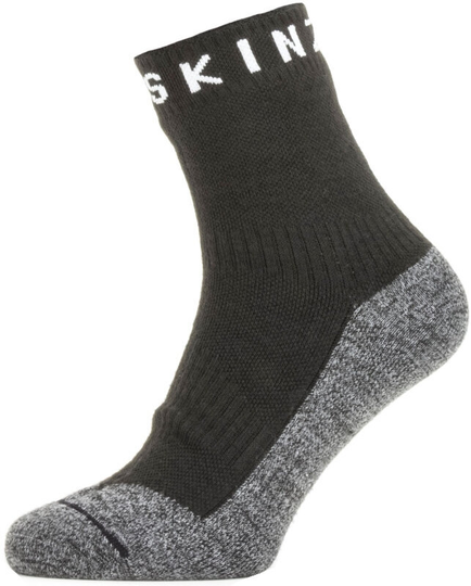 Sealskinz Waterproof Warm Weather Soft Touch Ankle Length Sock Black/Grey Marl/White M