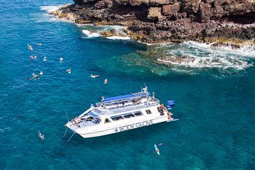 Deluxe Snorkel & Dolphin Watch Aboard a Luxury Catamaran from Kailua-Kona