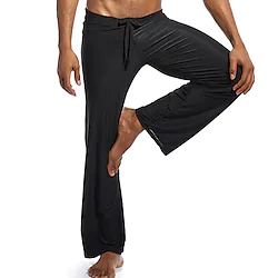 Men's Yoga Pants Drawstring Quick Dry Lightweight Fitness Gym Workout Running Pants / Trousers Bottoms White Black Gray Sports Activewear Stretchy Loose Lightinthebox