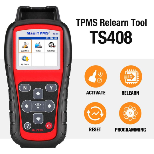 Autel TS408 TPMS Relearn Tool, Upgraded Version of TS401 for TPMS Reset