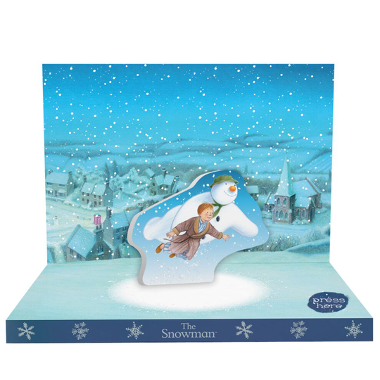 The Snowman Music Box Card Novelty Dancing Musical Christmas Card