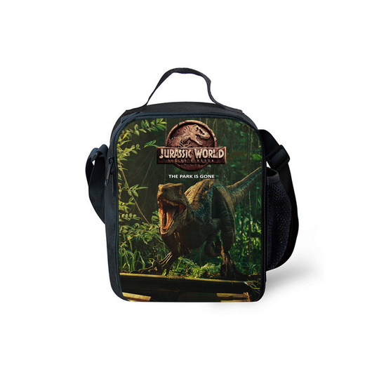 (Pattern 08) Jurassic World Lunch Bags Thermal Insulated Box