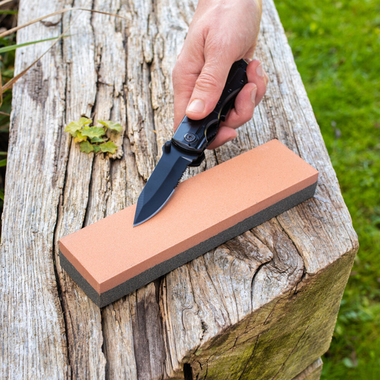 Knife Blade Sharpening Stone Double sided Sharpener Fine Coarse Grit Whetstone