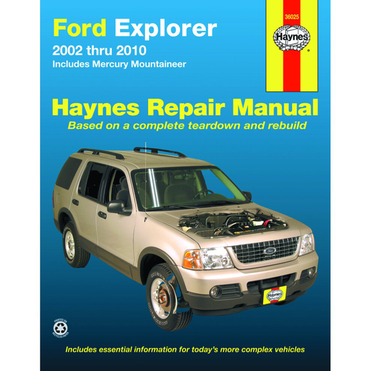 Ford Explorer & Mercury Mountaineer (02-10) Haynes Repair Manual USA (Paperback) ~
