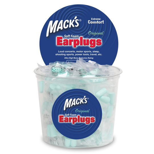 Mack's Original Ear Plugs (100 Pair) - Mint Green