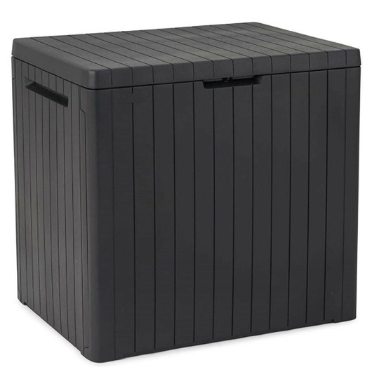 (Graphite) Keter Garden Storage Box 113L Outside Storage Box