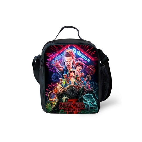 (Style 17) Stranger Thing Lunch Bags Thermal Insulated Cooler