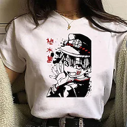 Inspired by Toilet Bound Hanako kun Cosplay Cosplay Costume T-shirt Back To School Print T-shirt For Men's Women's Adults' Polyester / Cotton Blend Lightinthebox