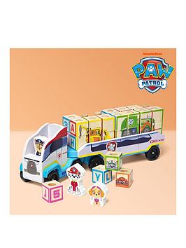 Paw Patrol Abc Block Truck