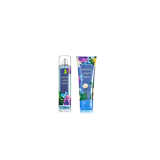 Bath & Body Works ~ Signature Collection ~ Moonlight Path~ Gift Set~ Fine Fragrance Mist & Ultra Shea Body Cre