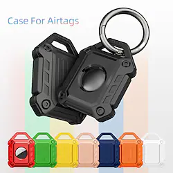 Armor Protective Case For Airtags Key Finder Cover With Keychain Anti-Lost Locator Tracker Cover For Apple Airtags Lightinthebox